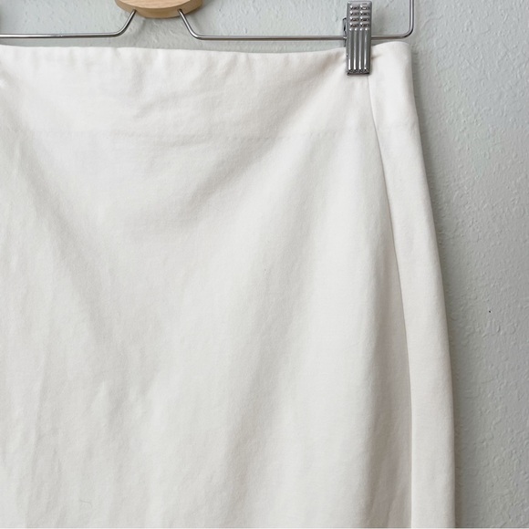 Vince Camuto cream Ponte pencil skirt stretchy S - Picture 6 of 11
